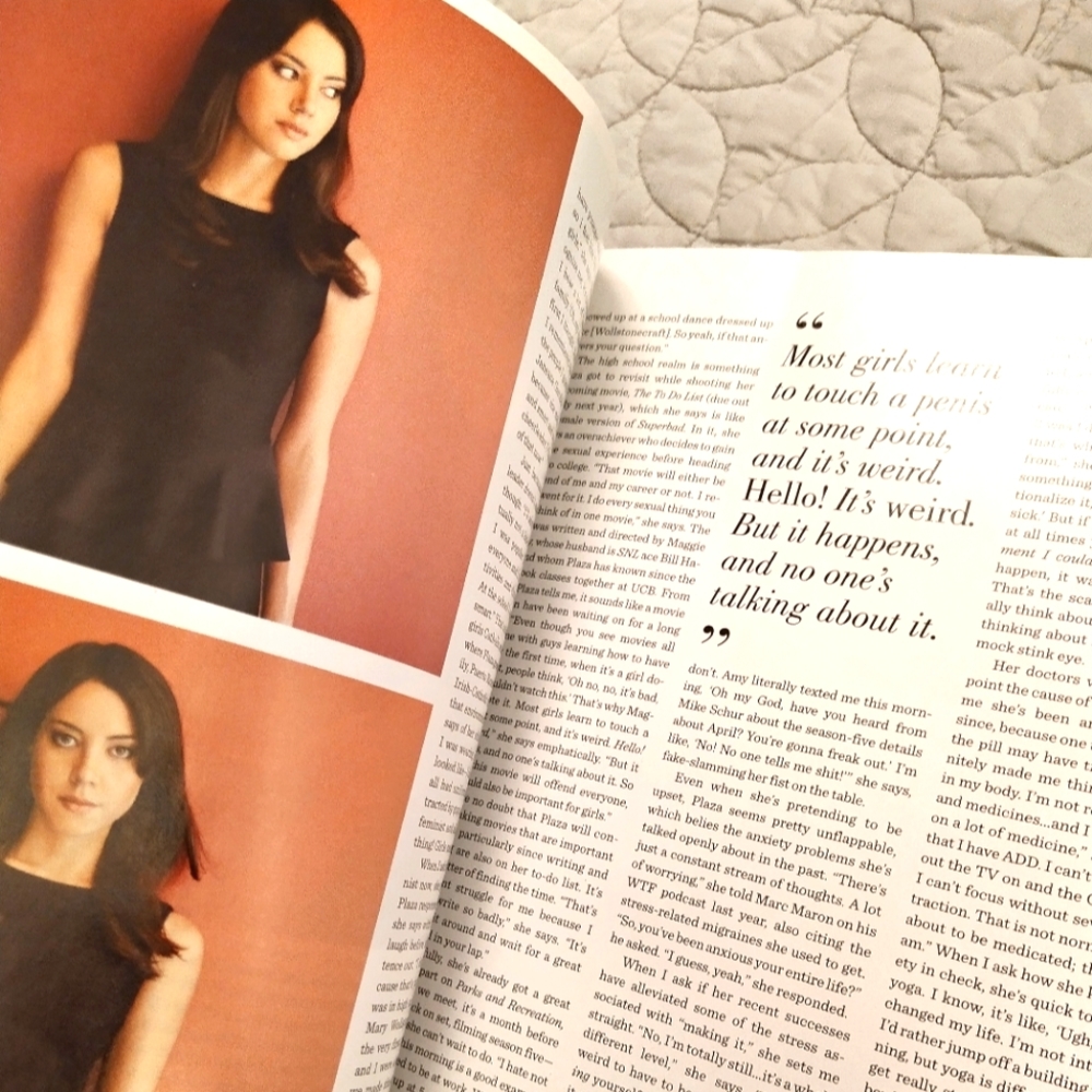 BUST Magazine - Aubrey Plaza - Oct/Nov 2012 collectible